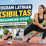 Contoh gerakan latihan fleksibilitas dan peregangan otot untuk membantu menjaga mobilitas dan mengurangi risiko cedera saat olahraga